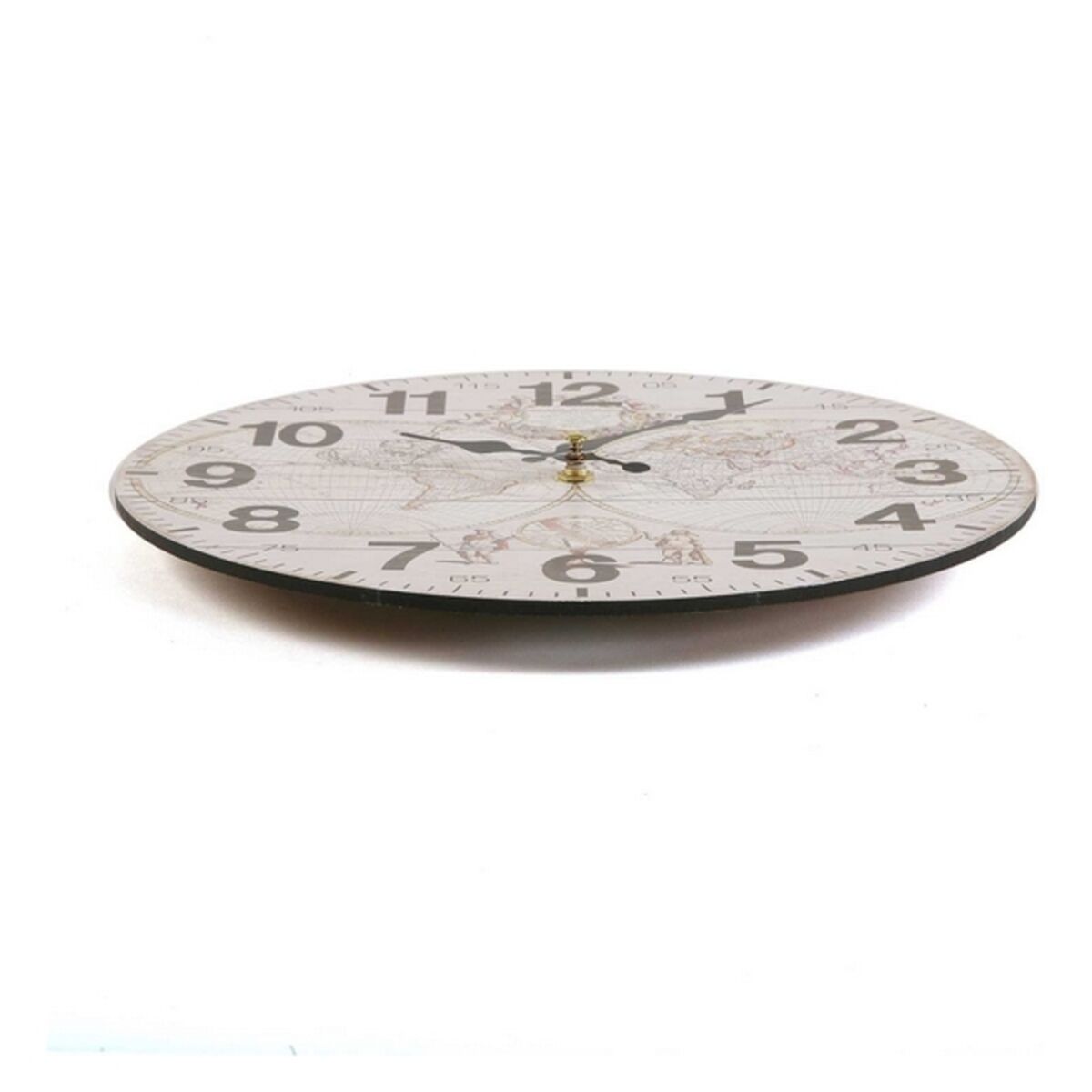 Ceas de Perete Versa World Lemn (28 x 28 x 9 cm)